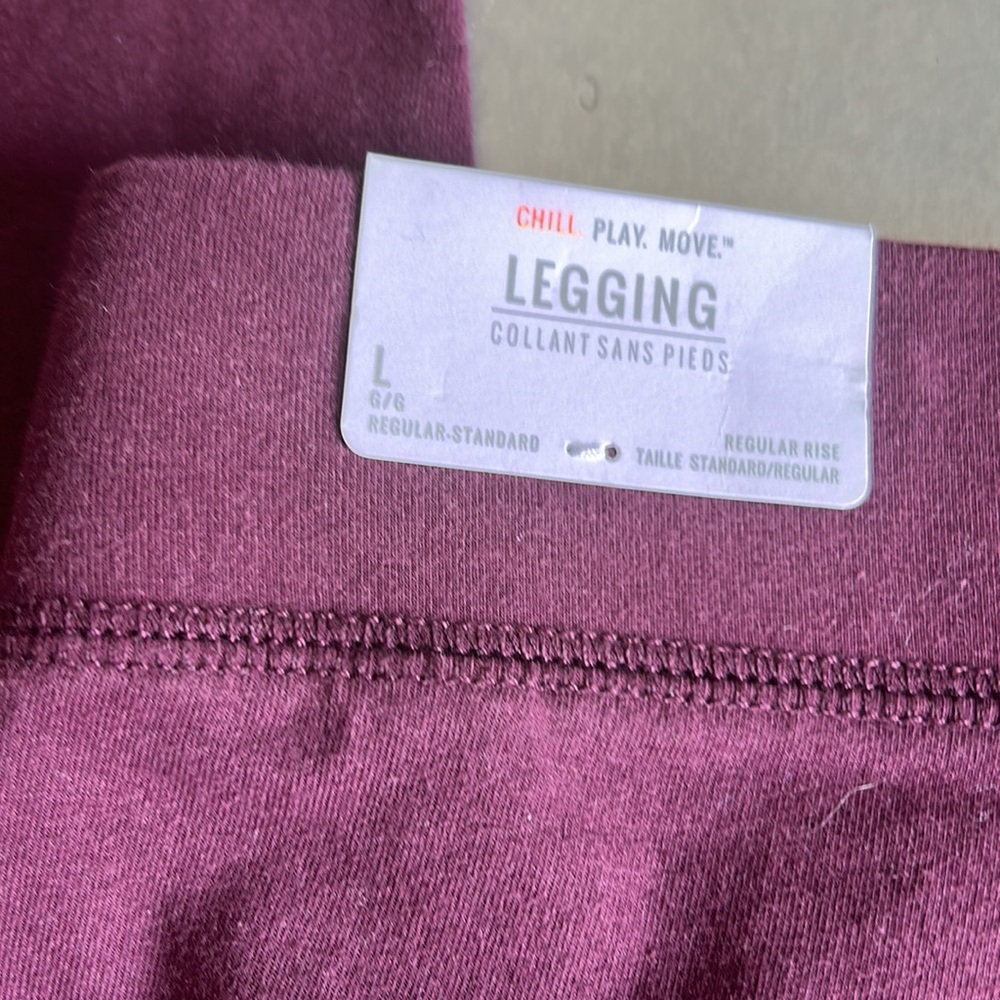 aerie Regular Legging Maroon - Picture 4 of 4